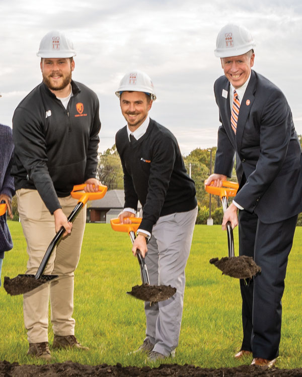 Doug Edgar at groundbreaking