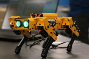 The robot model IRP students work on