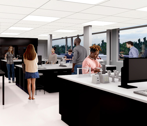 Analytical and Organic Chemistry Lab Rendering
