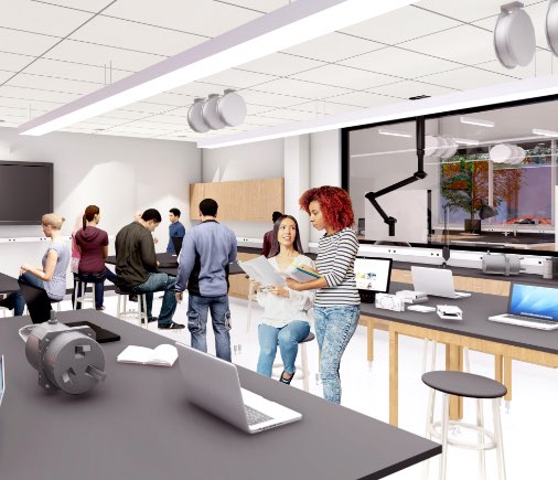 Robotics Lab Rendering