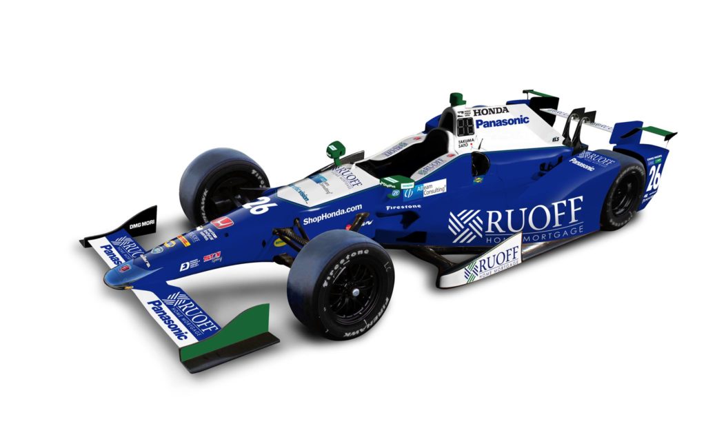 18589128_1709381665758226_201425712015107590_o photo of the No. 26 Ruoff Mortgage Indy Car