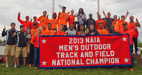 members of indiana tech's 2013 men's track and field team