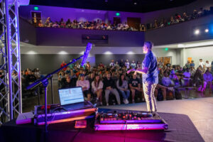 View from the stage of the Multi-Flex theater