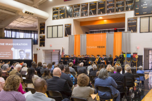 Attendees seated in preparation for President Karl W. Einolf's Inauguration ceremony