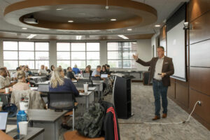 Presenter in the Corporate Engagement Center