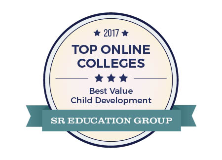 This is SR Education Group's logo for its 2017 Top Online Coleges.