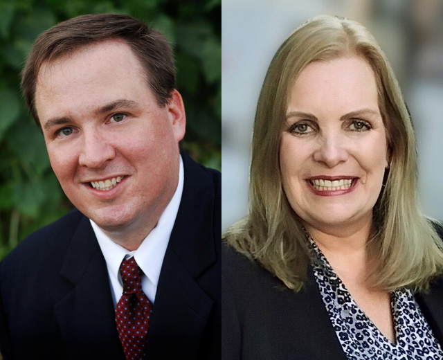 lockup of mark dely and wendy kobler headshots