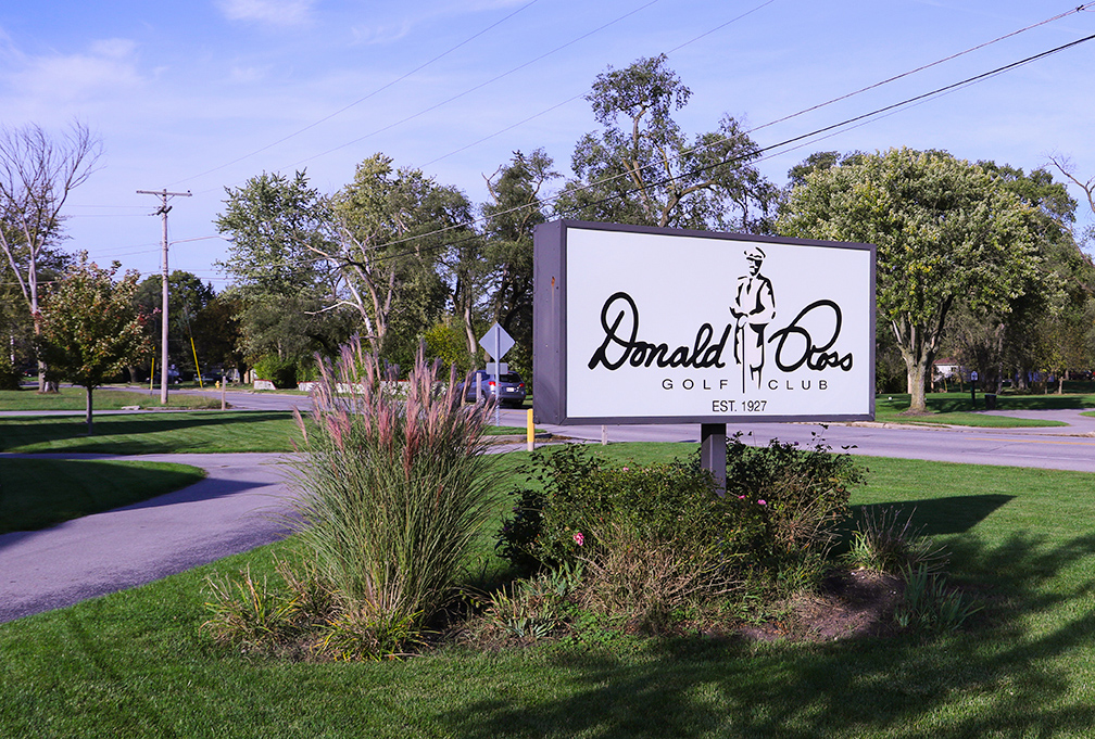 photo of exterior sign at donald ross golf club