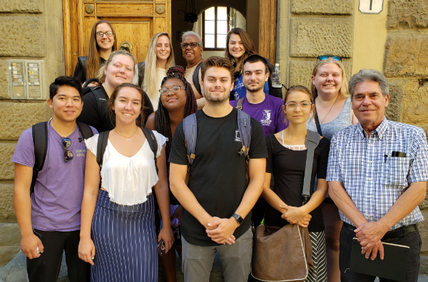 Students and faculty in Florence