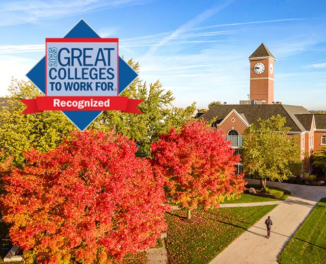 indiana tech campus locked up with great colleges badge