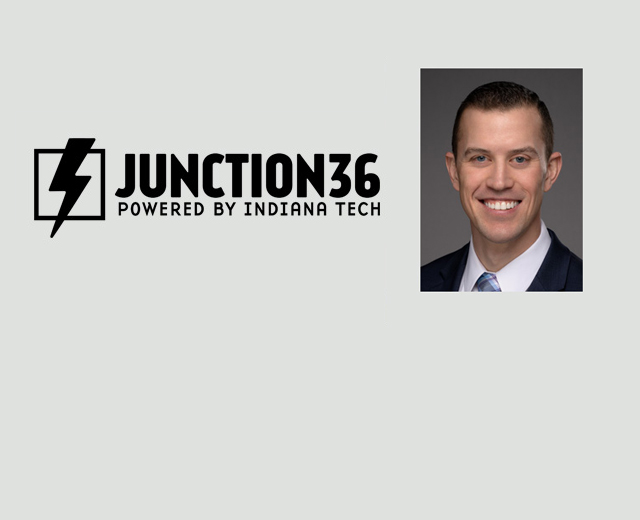 juntion 36 lockup with junction 36 logo and nate cheviron headshot