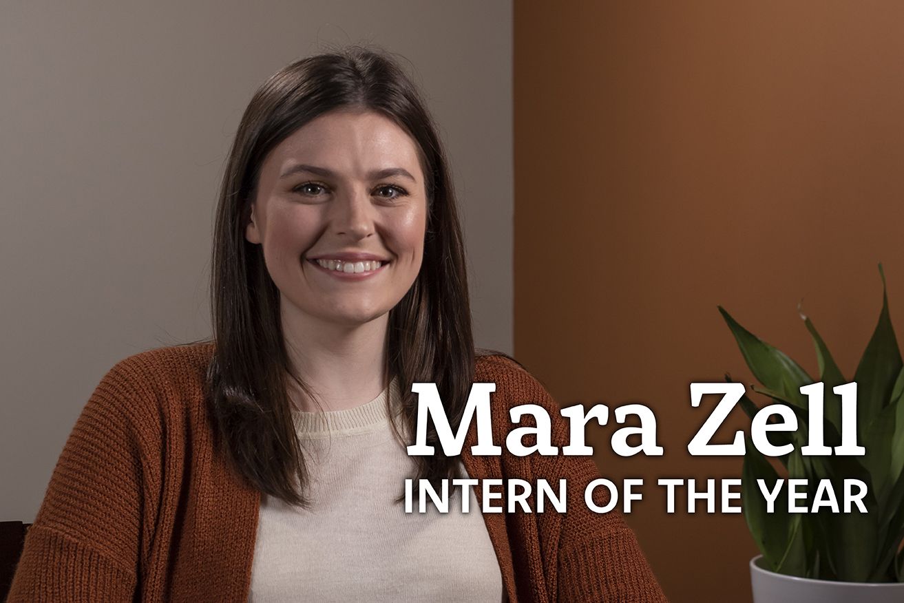 mara zell, indiana tech 2019 intern of the year