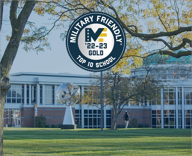 Military Friendly® Top-10 School Badge