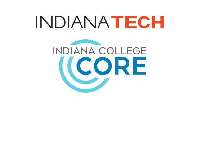 indiana tech logo indiana college core logo lockup