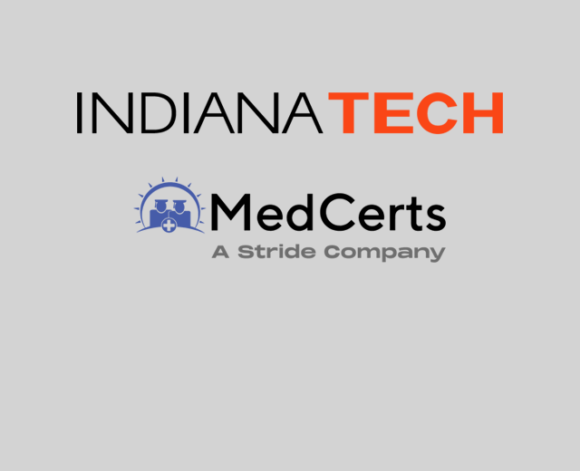 indiana tech med certs logo lockup