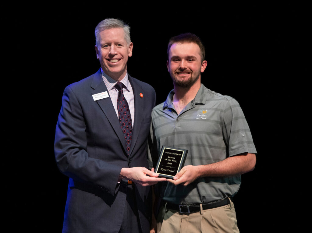 ryan troxel with dr. einolf